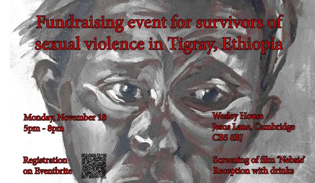 Fundraising event for survivors of sexual violence in Tigray, Ethiopia