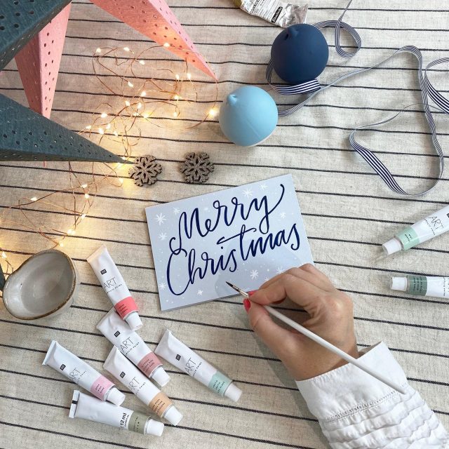 Christmas Brush Lettering Workshop