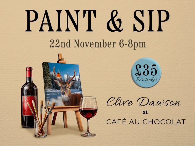 Paint & Sip with popular local artist