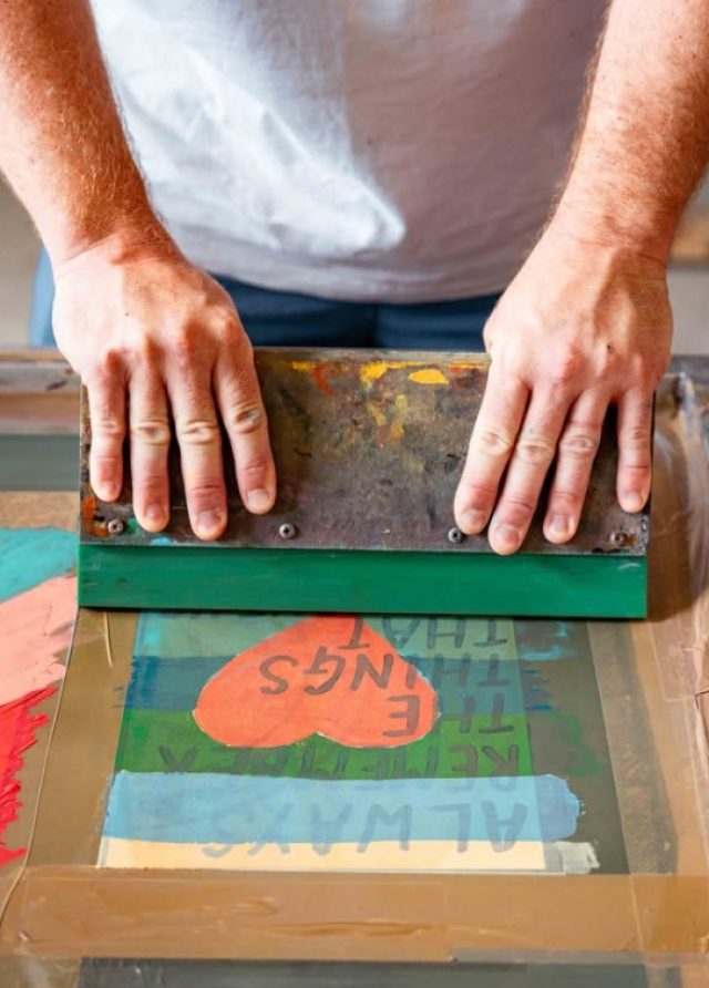 Screenprint Mono-printing with Adam Bridgland