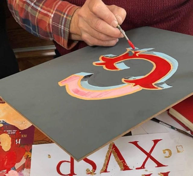 Signwriting and Gold Leaf Gilding with Carlie Allan