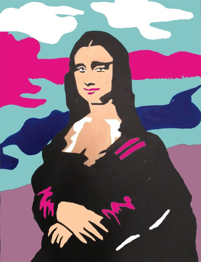 Paint Mona Lisa In Pop Art, Cambridge